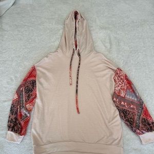 White birch cream hoodie